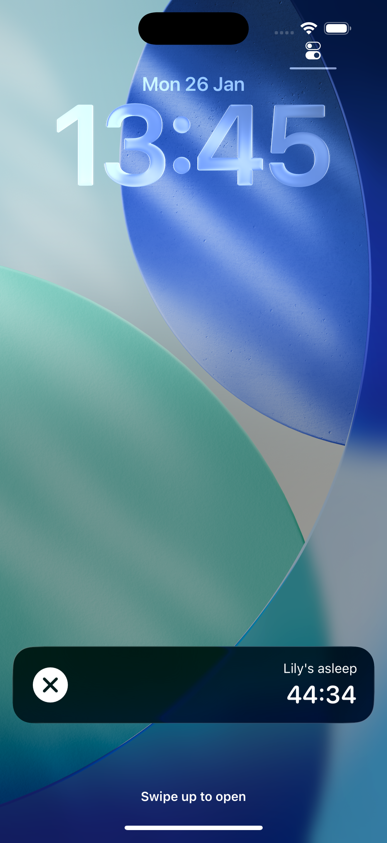 Live Activity on lock screen